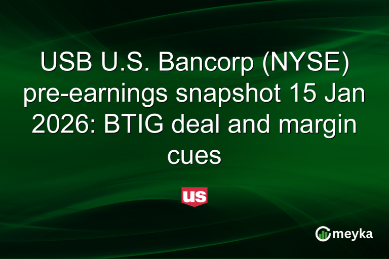 USB U.S. Bancorp (NYSE) pre-earnings snapshot 15 Jan 2026: BTIG deal and margin cues