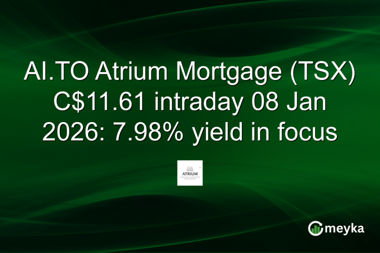 AI.TO Atrium Mortgage (TSX) C$11.61 intraday 08 Jan 2026: 7.98% yield in focus