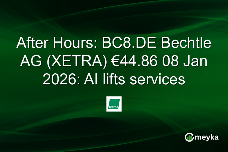 After Hours: BC8.DE Bechtle AG (XETRA) €44.86 08 Jan 2026: AI lifts services