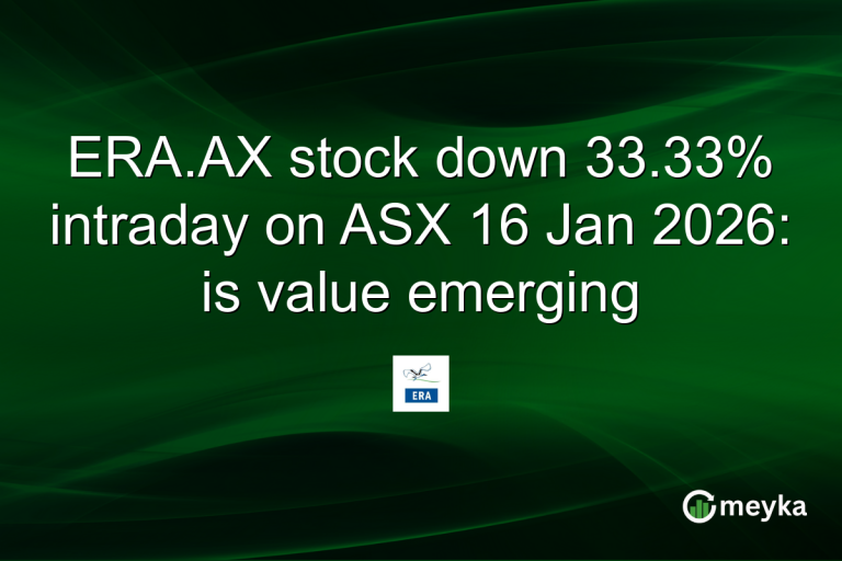 ERA.AX stock down 33.33% intraday on ASX 16 Jan 2026: is value emerging