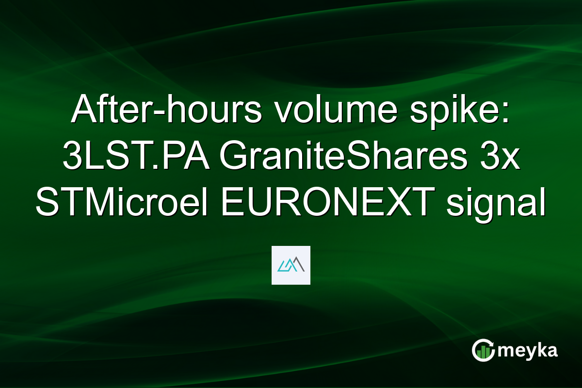 After-hours volume spike: 3LST.PA GraniteShares 3x STMicroel EURONEXT signal