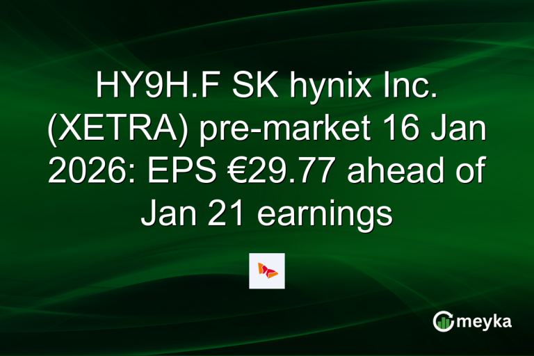 HY9H.F SK hynix Inc. (XETRA) pre-market 16 Jan 2026: EPS €29.77 ahead of Jan 21 earnings