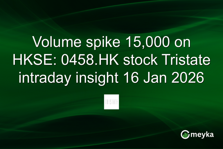 Volume spike 15,000 on HKSE: 0458.HK stock Tristate intraday insight 16 Jan 2026