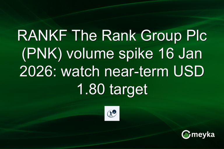 RANKF The Rank Group Plc (PNK) volume spike 16 Jan 2026: watch near-term USD 1.80 target