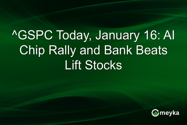 ^GSPC Today, January 16: AI Chip Rally and Bank Beats Lift Stocks