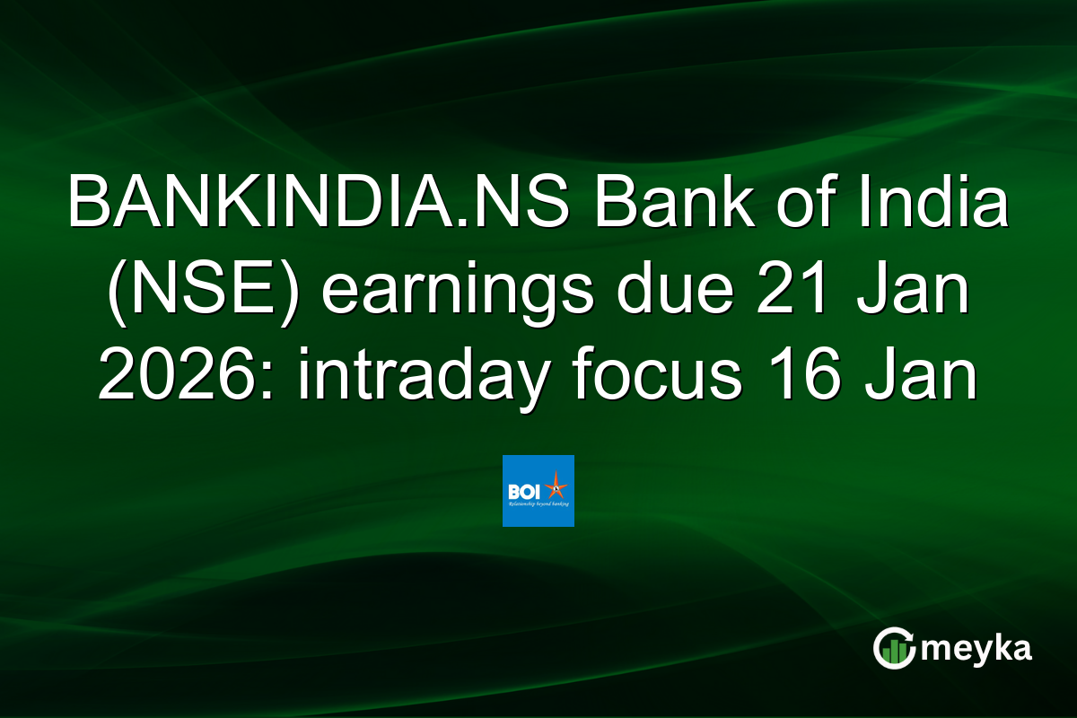 BANKINDIA.NS Bank of India (NSE) earnings due 21 Jan 2026: intraday focus 16 Jan
