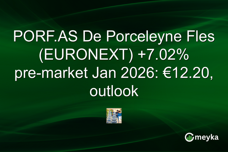 PORF.AS De Porceleyne Fles (EURONEXT) +7.02% pre-market Jan 2026: €12.20, outlook