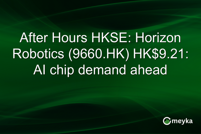 After Hours HKSE: Horizon Robotics (9660.HK) HK$9.21: AI chip demand ahead