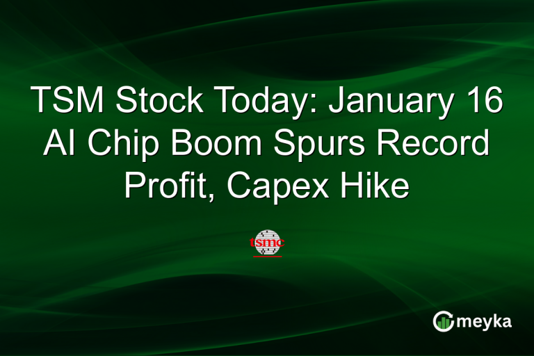 TSM Stock Today: January 16 AI Chip Boom Spurs Record Profit, Capex Hike