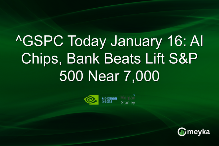 ^GSPC Today January 16: AI Chips, Bank Beats Lift S&P 500 Near 7,000