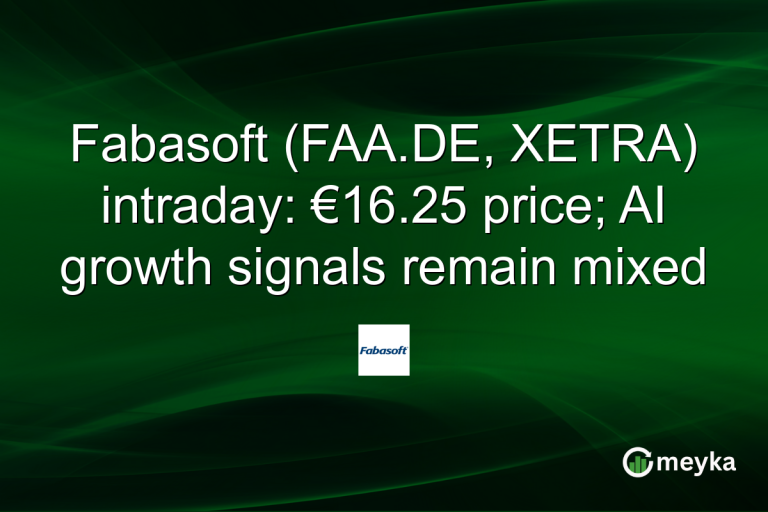 Fabasoft (FAA.DE, XETRA) intraday: €16.25 price; AI growth signals remain mixed