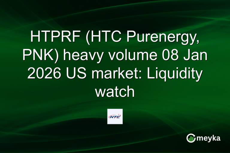 HTPRF (HTC Purenergy, PNK) heavy volume 08 Jan 2026 US market: Liquidity watch
