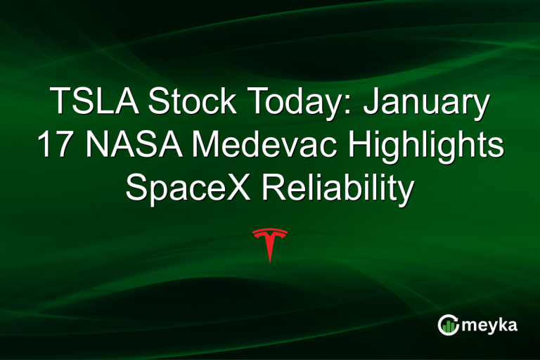 TSLA Stock Today: January 17 NASA Medevac Highlights SpaceX Reliability