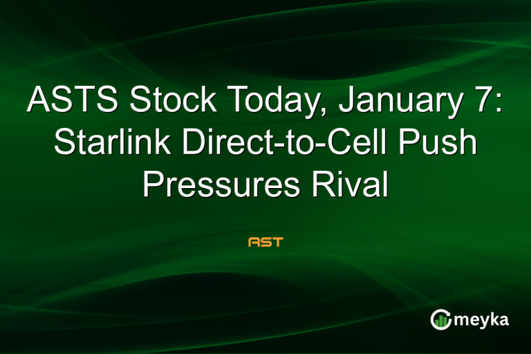 ASTS Stock Today, January 7: Starlink Direct-to-Cell Push Pressures Rival