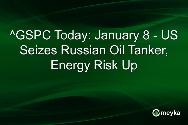 ^GSPC Today: January 8 - US Seizes Russian Oil Tanker, Energy Risk Up