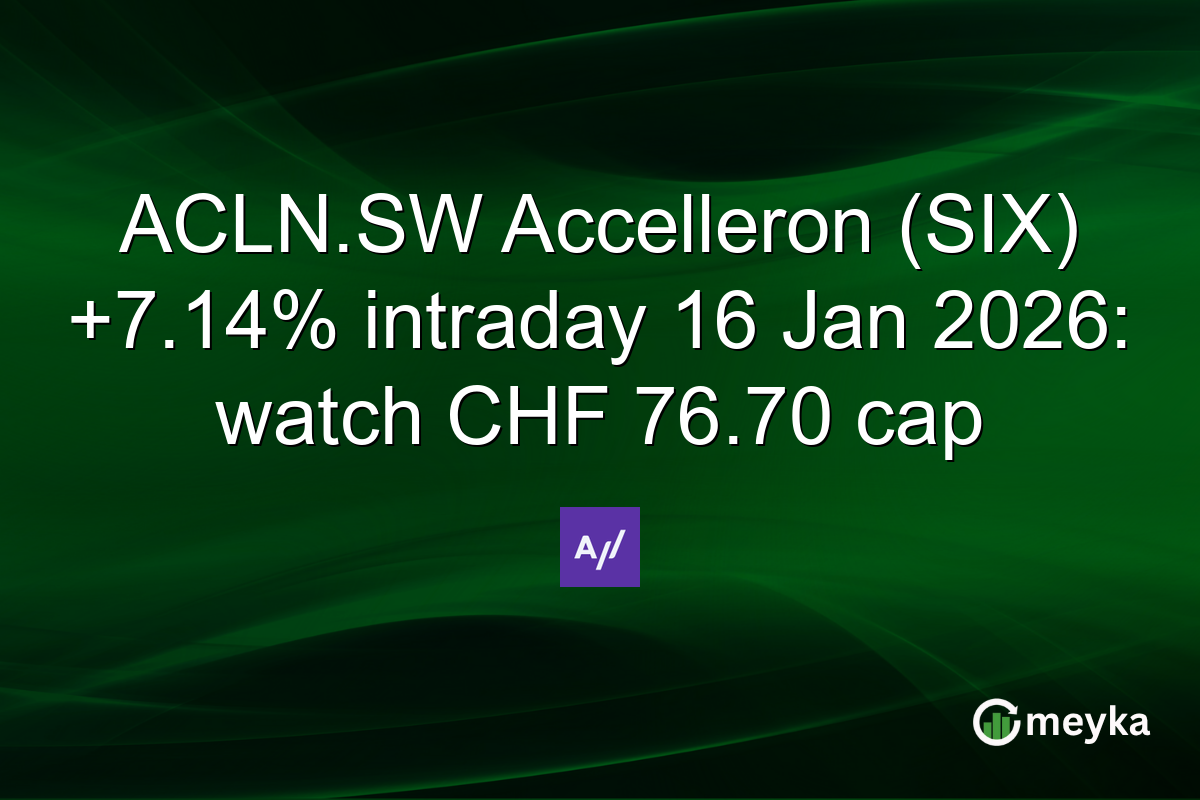 ACLN.SW Accelleron (SIX) +7.14% intraday 16 Jan 2026: watch CHF 76.70 cap