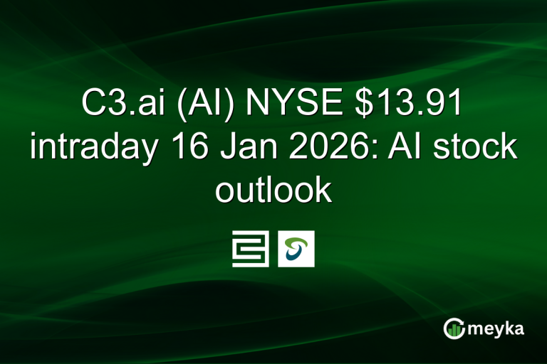 C3.ai (AI) NYSE $13.91 intraday 16 Jan 2026: AI stock outlook