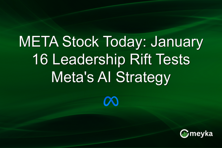 META Stock Today: January 16 Leadership Rift Tests Meta's AI Strategy
