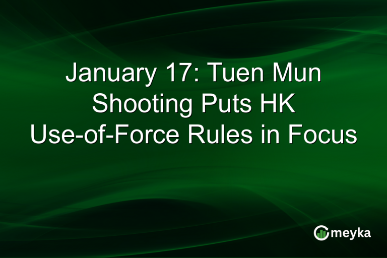 January 17: Tuen Mun Shooting Puts HK Use-of-Force Rules in Focus