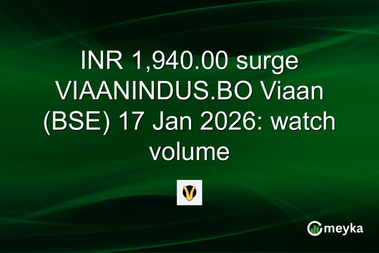 INR 1,940.00 surge VIAANINDUS.BO Viaan (BSE) 17 Jan 2026: watch volume