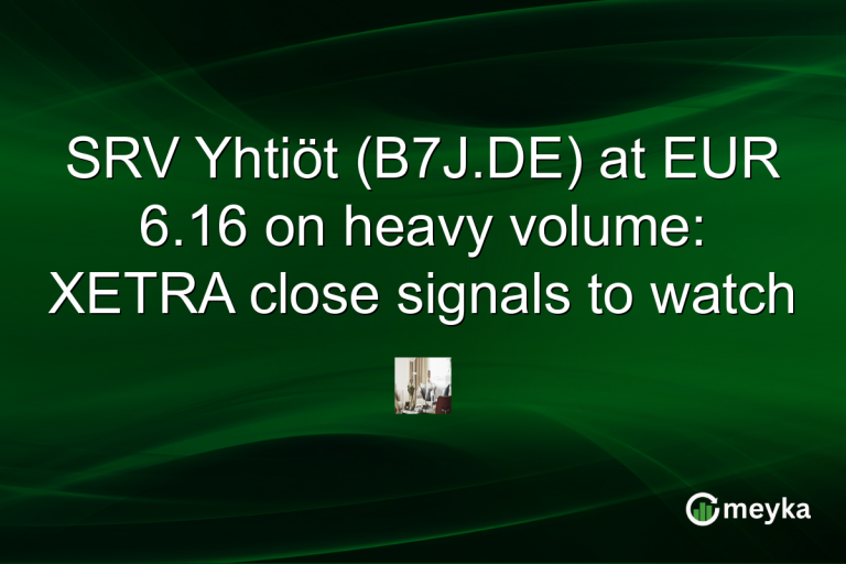 SRV Yhtiöt (B7J.DE) at EUR 6.16 on heavy volume: XETRA close signals to watch