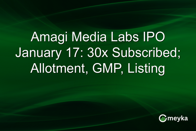Amagi Media Labs IPO January 17: 30x Subscribed; Allotment, GMP, Listing