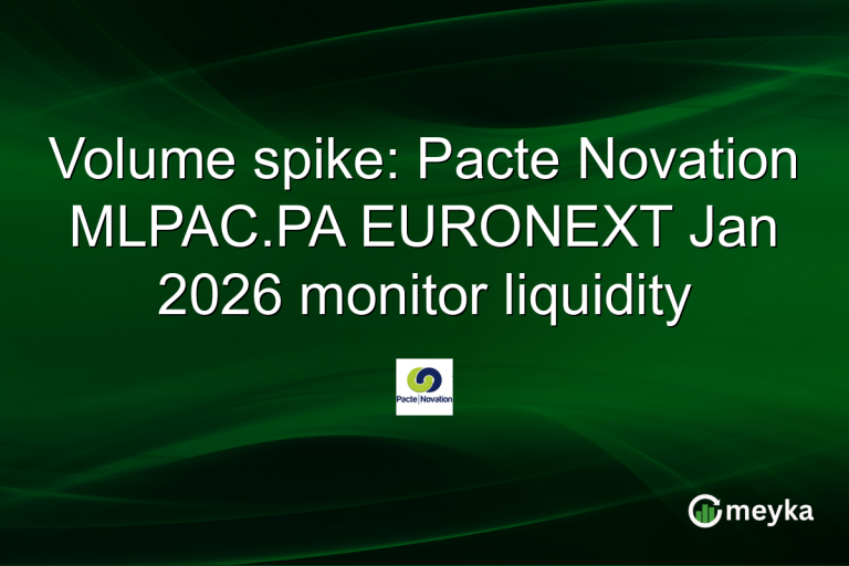 Volume spike: Pacte Novation MLPAC.PA EURONEXT Jan 2026 monitor liquidity
