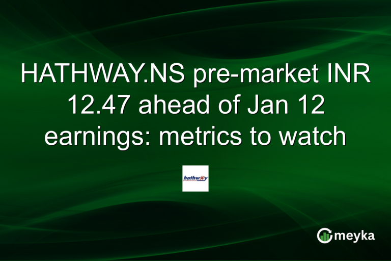 HATHWAY.NS pre-market INR 12.47 ahead of Jan 12 earnings: metrics to watch
