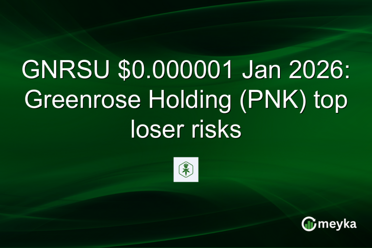 GNRSU $0.000001 Jan 2026: Greenrose Holding (PNK) top loser risks