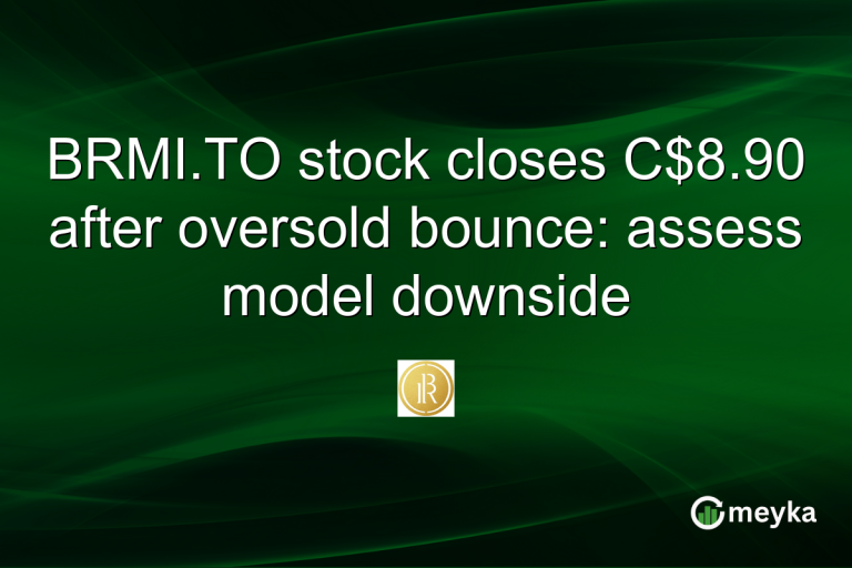 BRMI.TO stock closes C$8.90 after oversold bounce: assess model downside