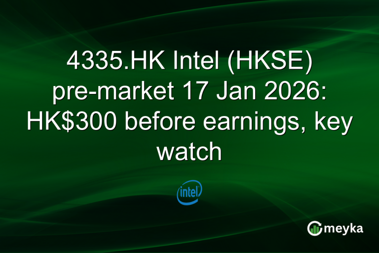 4335.HK Intel (HKSE) pre-market 17 Jan 2026: HK$300 before earnings, key watch