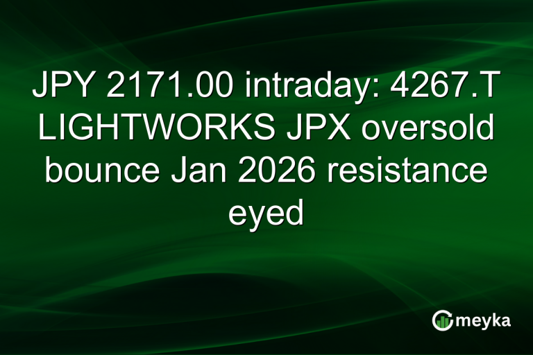 JPY 2171.00 intraday: 4267.T LIGHTWORKS JPX oversold bounce Jan 2026 resistance eyed