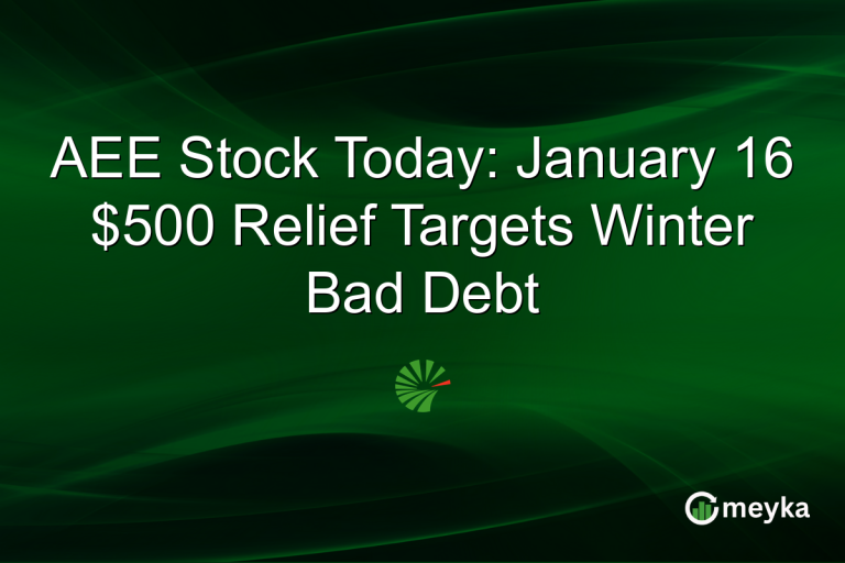AEE Stock Today: January 16 $500 Relief Targets Winter Bad Debt