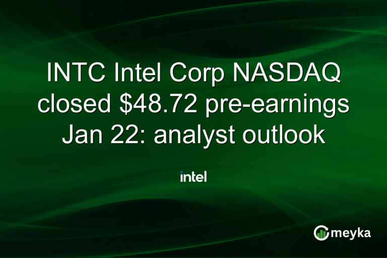 INTC Intel Corp NASDAQ closed $48.72 pre-earnings Jan 22: analyst outlook