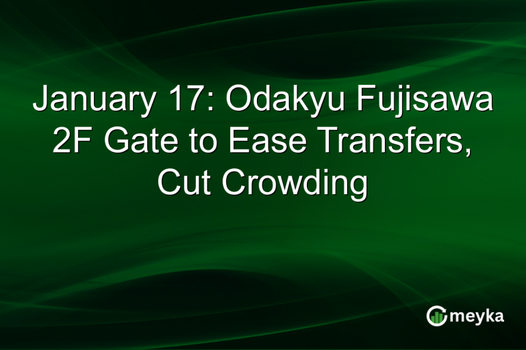 January 17: Odakyu Fujisawa 2F Gate to Ease Transfers, Cut Crowding