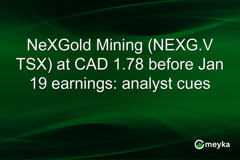 NeXGold Mining (NEXG.V TSX) at CAD 1.78 before Jan 19 earnings: analyst cues