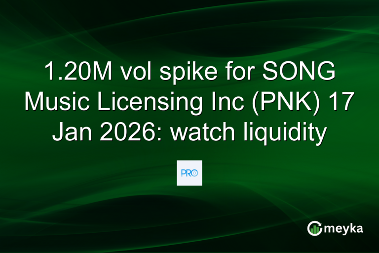 1.20M vol spike for SONG Music Licensing Inc (PNK) 17 Jan 2026: watch liquidity