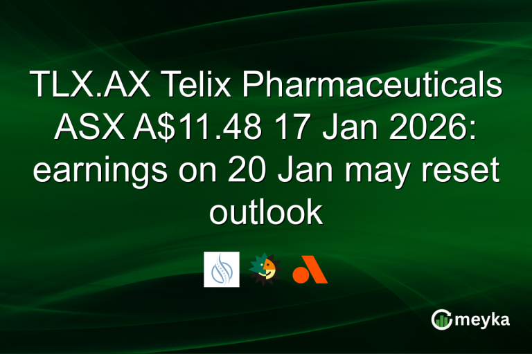TLX.AX Telix Pharmaceuticals ASX A$11.48 17 Jan 2026: earnings on 20 Jan may reset outlook