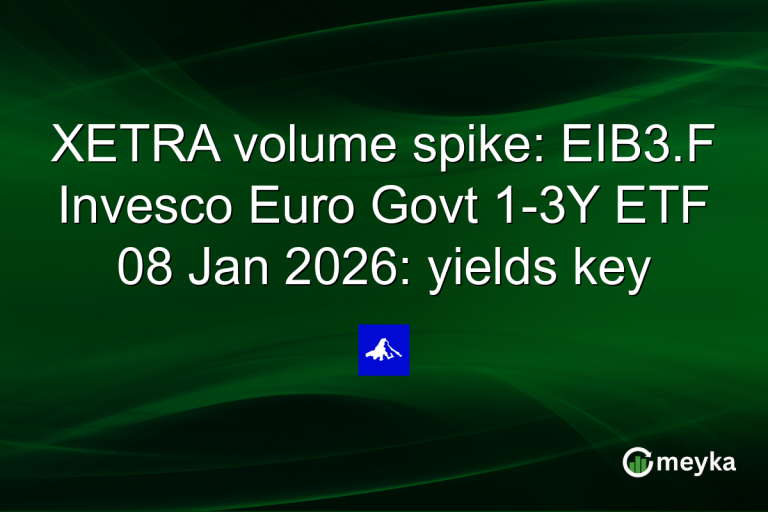 XETRA volume spike: EIB3.F Invesco Euro Govt 1-3Y ETF 08 Jan 2026: yields key