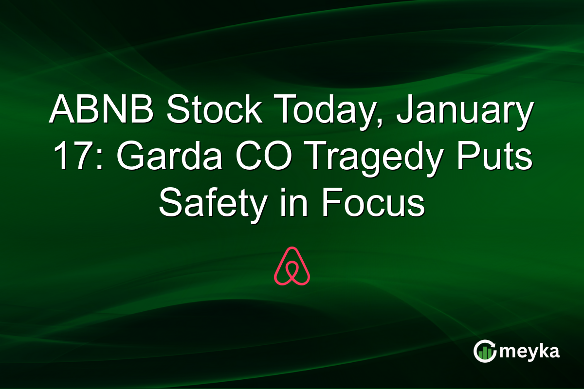 ABNB Stock Today, January 17: Garda CO Tragedy Puts Safety in Focus
