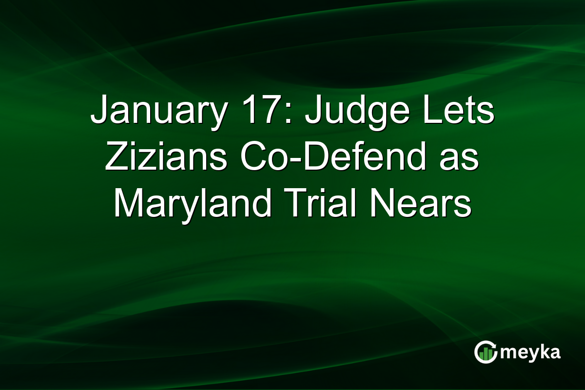January 17: Judge Lets Zizians Co-Defend as Maryland Trial Nears