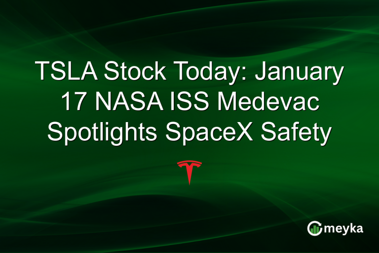 TSLA Stock Today: January 17 NASA ISS Medevac Spotlights SpaceX Safety