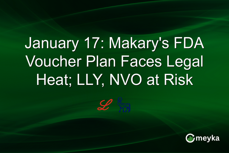 January 17: Makary's FDA Voucher Plan Faces Legal Heat; LLY, NVO at Risk