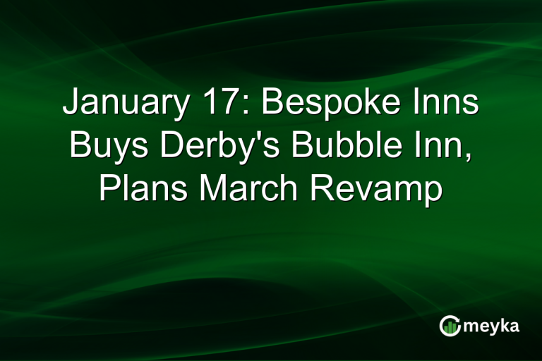 January 17: Bespoke Inns Buys Derby's Bubble Inn, Plans March Revamp