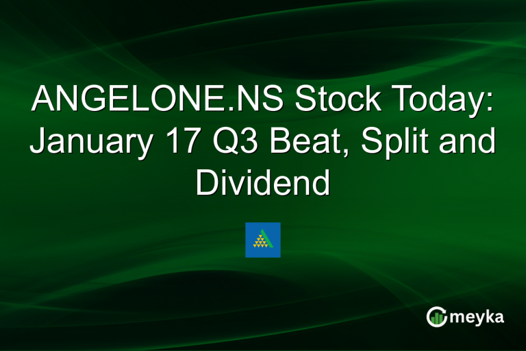 ANGELONE.NS Stock Today: January 17 Q3 Beat, Split and Dividend