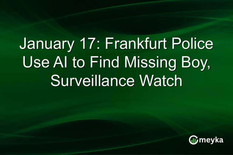 January 17: Frankfurt Police Use AI to Find Missing Boy, Surveillance Watch