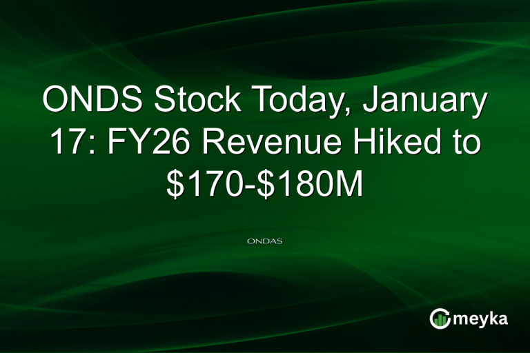 ONDS Stock Today, January 17: FY26 Revenue Hiked to $170-$180M