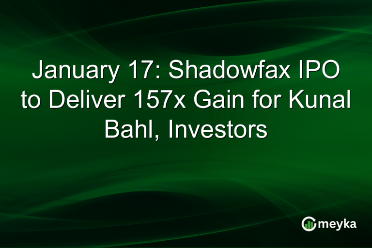 January 17: Shadowfax IPO to Deliver 157x Gain for Kunal Bahl, Investors