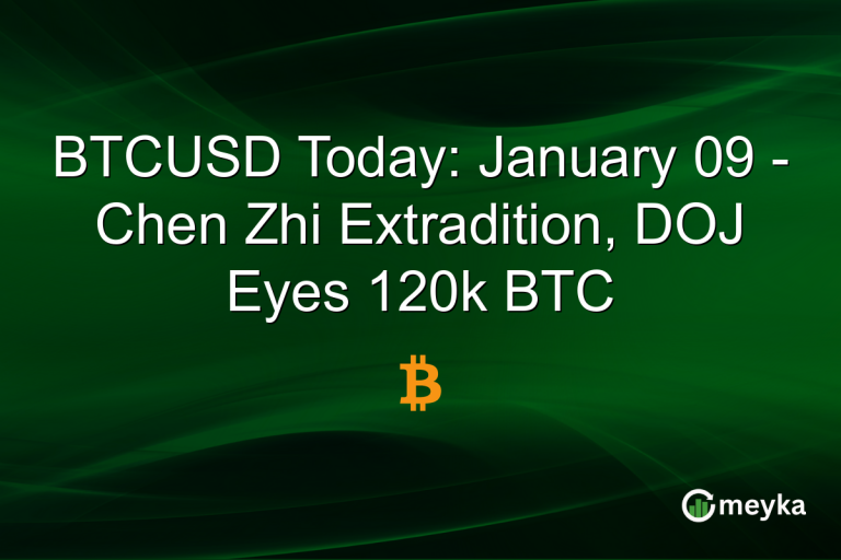 BTCUSD Today: January 09 - Chen Zhi Extradition, DOJ Eyes 120k BTC