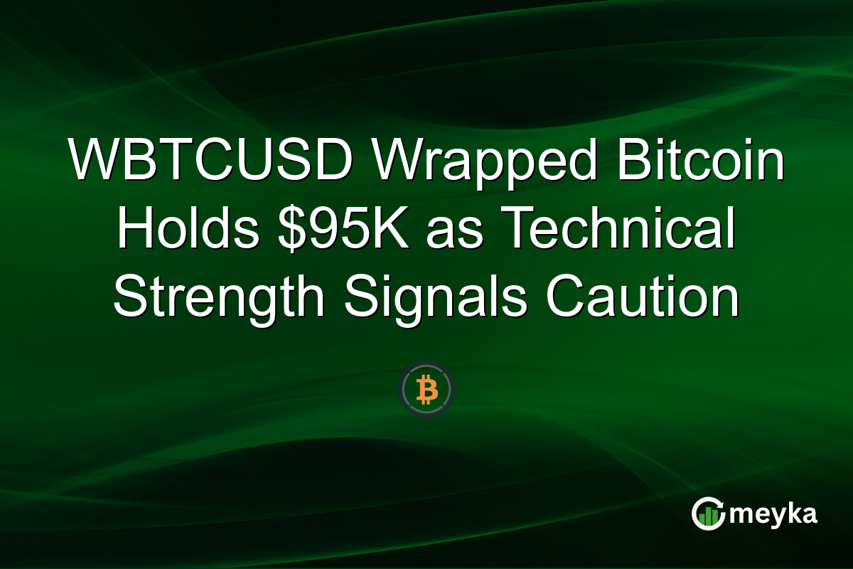 WBTCUSD Wrapped Bitcoin Holds $95K as Technical Strength Signals Caution
